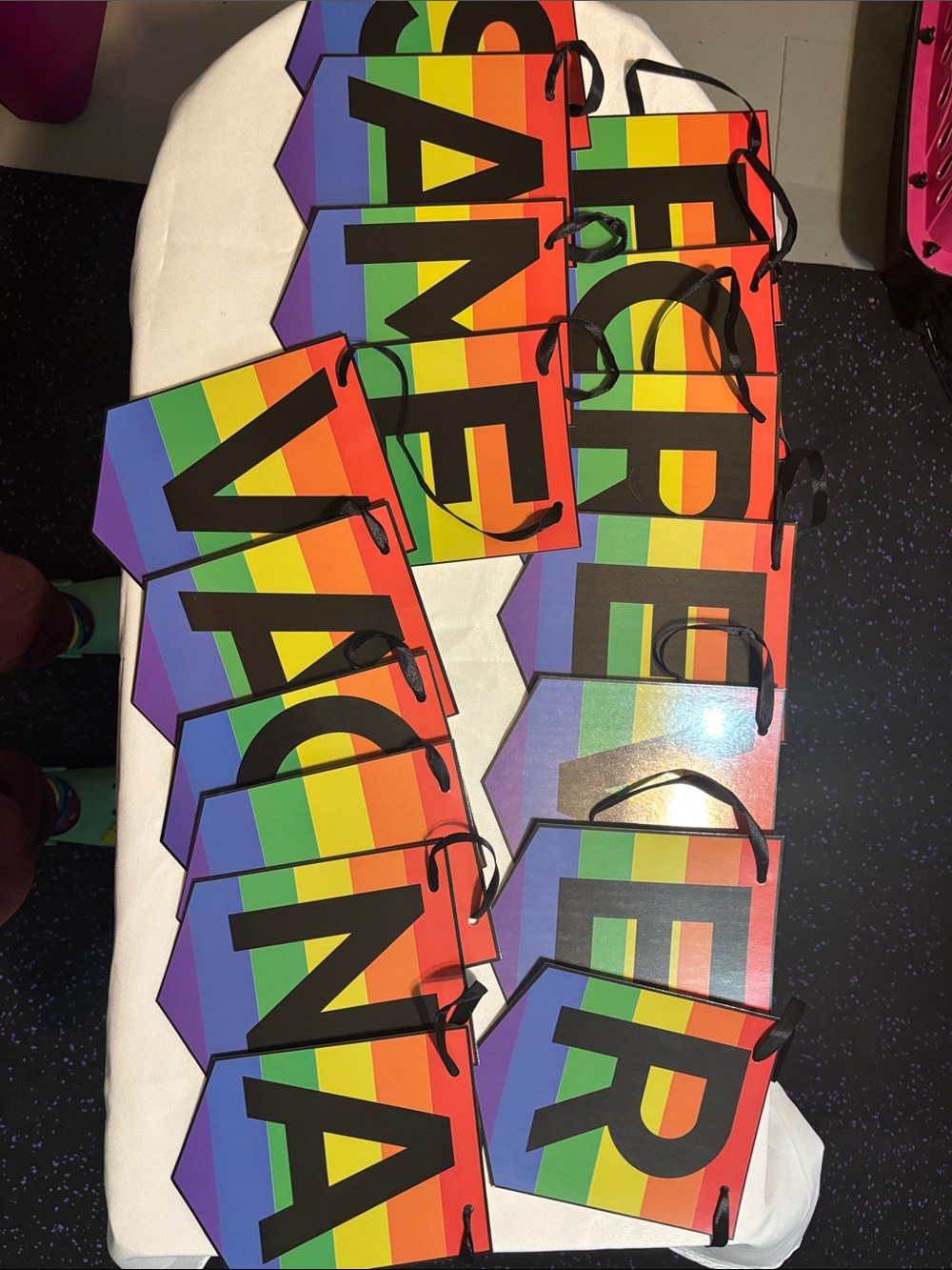 Rainbow Party Banner - Multicolored